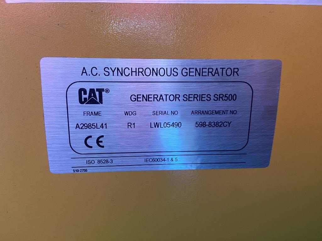CAT DE550GC - 550 kVA Stand-by Generator - DPX-18221