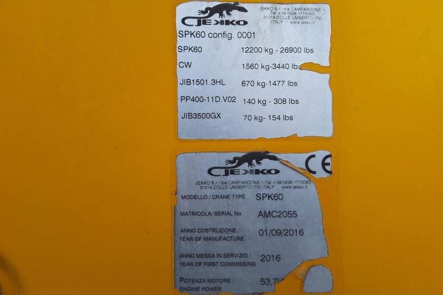 Jekko SPK60 Hybrid - Diesel + Electric, Pick & Carry Fun