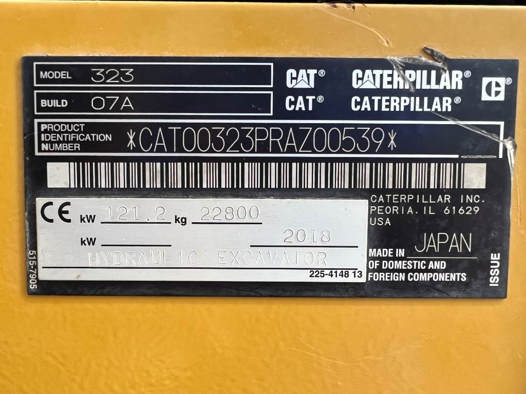 CAT 323 07A