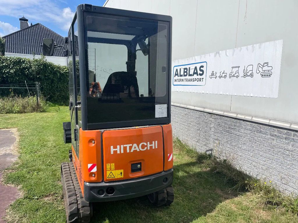 Hitachi ZX19U rupsgraafmachine CW05 hydr snelw met sloopsorteerfunctie slechts 485 uur