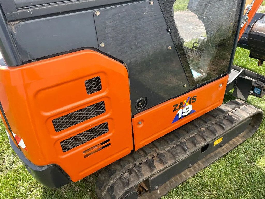 Hitachi ZX19U rupsgraafmachine CW05 hydr snelw met sloopsorteerfunctie slechts 485 uur