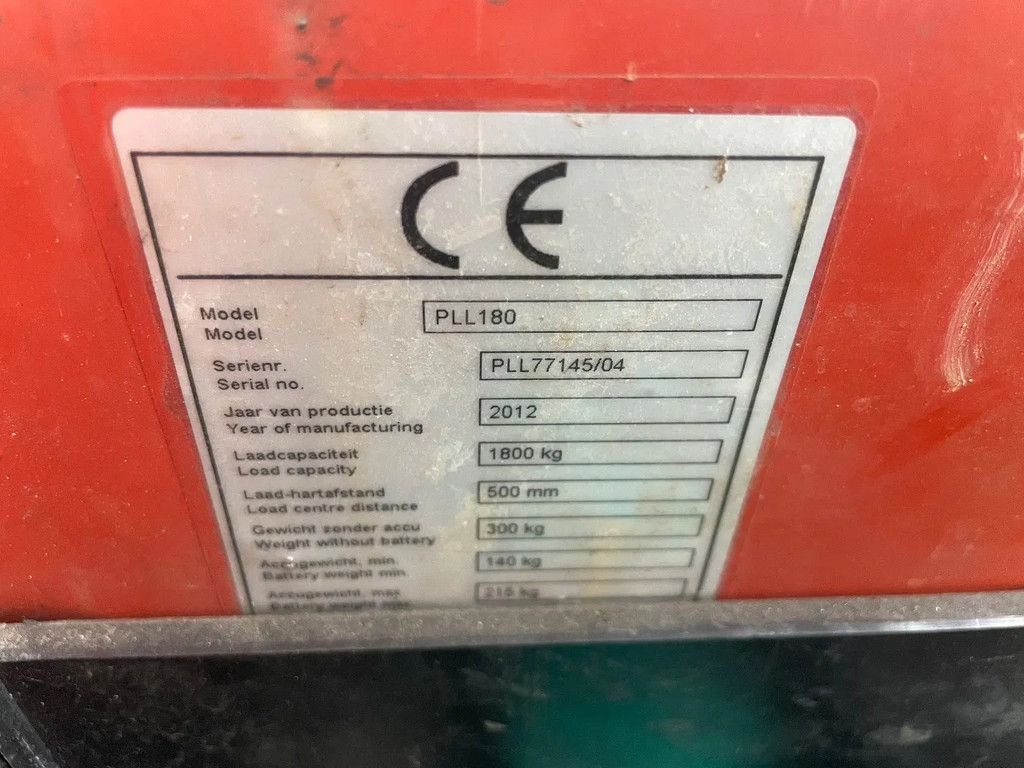 Lafis PLL180 lafis palletwagen smalle lepels