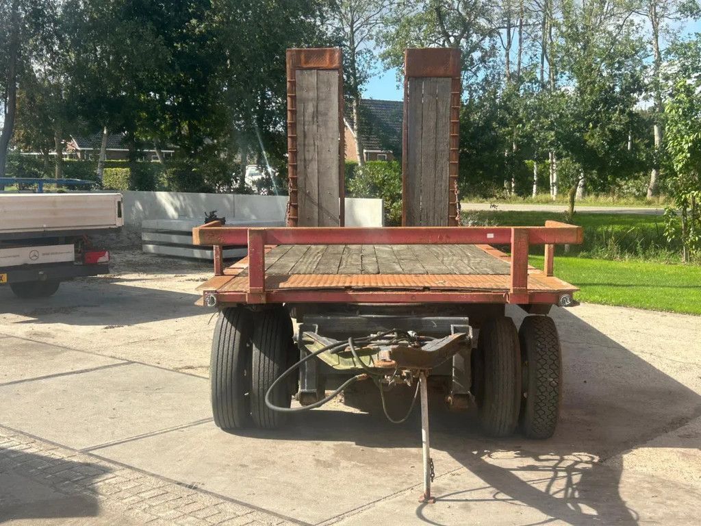 Nooteboom 3 asser Dieplader Rampen Landbouwkenteken semi trailer