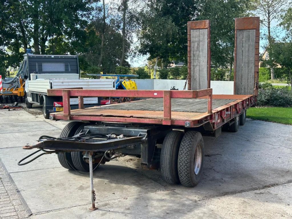 Nooteboom 3 asser Dieplader Rampen Landbouwkenteken semi trailer