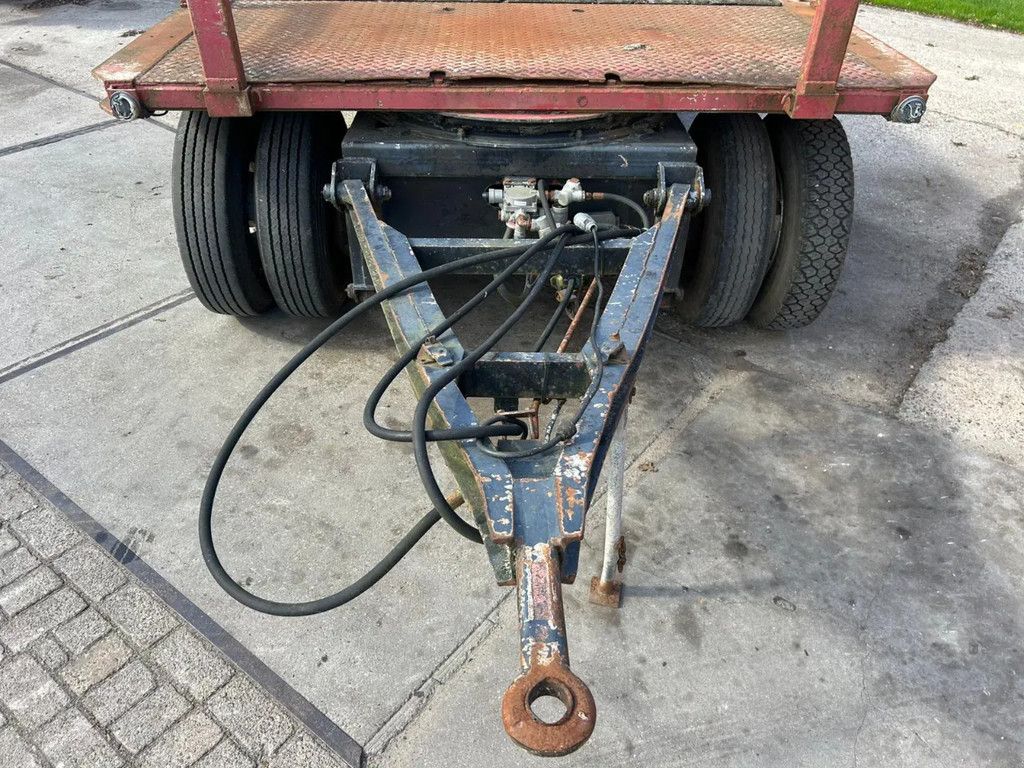 Nooteboom 3 asser Dieplader Rampen Landbouwkenteken semi trailer