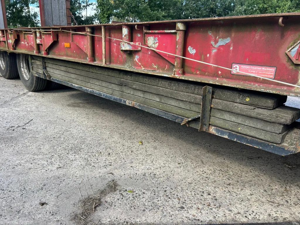 Nooteboom 3 asser Dieplader Rampen Landbouwkenteken semi trailer