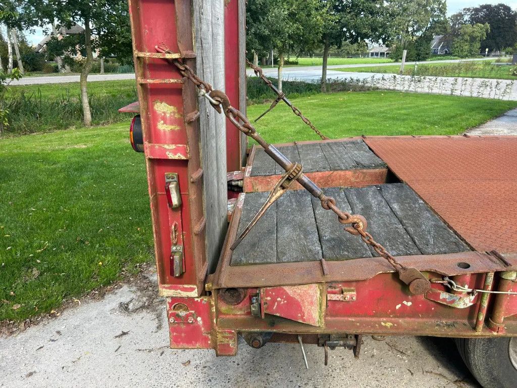 Nooteboom 3 asser Dieplader Rampen Landbouwkenteken semi trailer