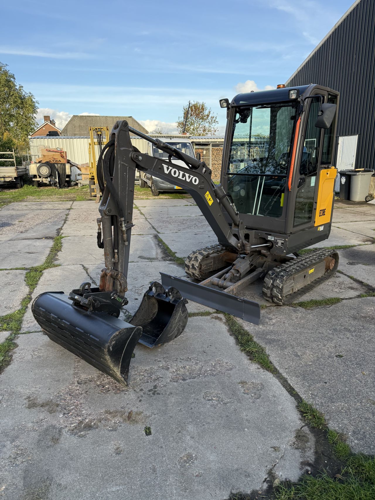 Diverse minigravers Kubota Volvo Takeuchi
