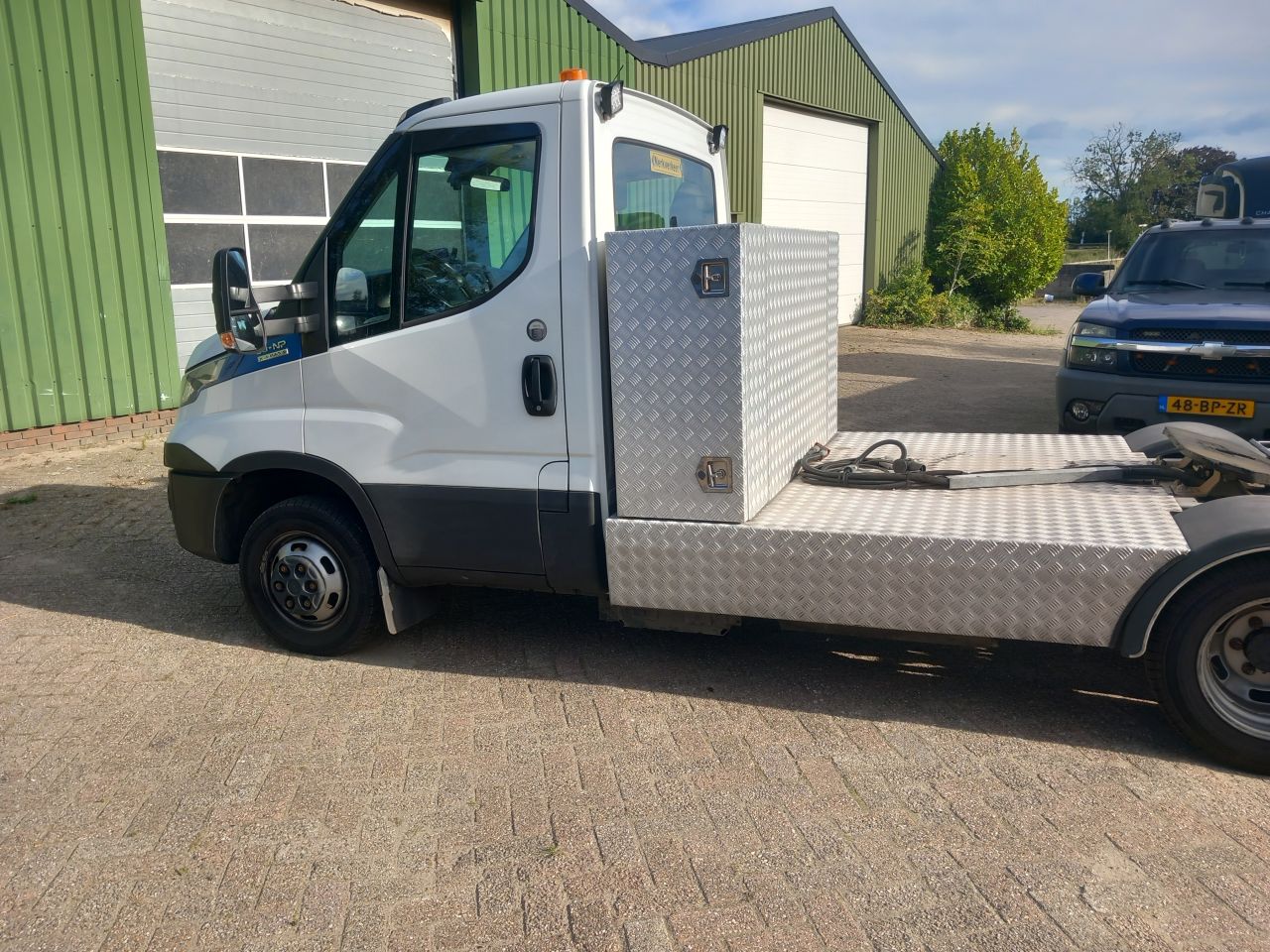Iveco Daily 50C14N met Veldhuizen (kiep)trailer