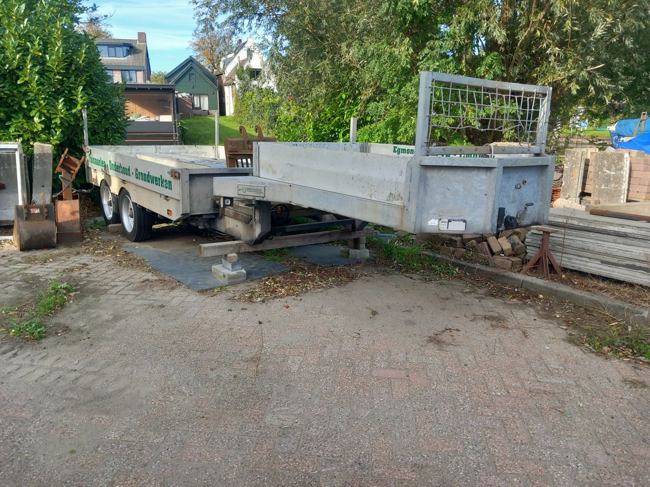 Iveco Daily 50C14N met Veldhuizen (kiep)trailer