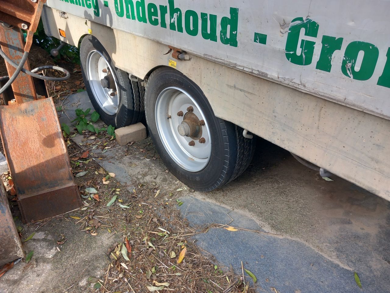 Iveco Daily 50C14N met Veldhuizen (kiep)trailer