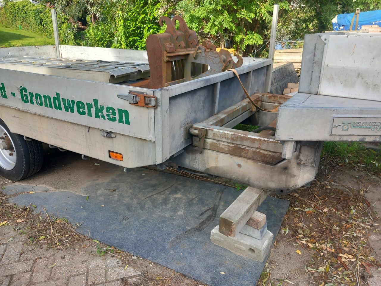 Iveco Daily 50C14N met Veldhuizen (kiep)trailer