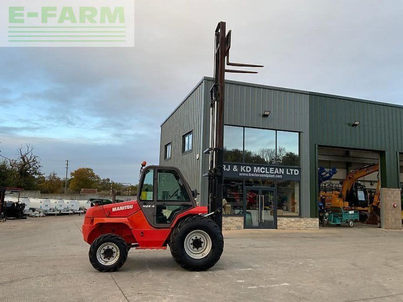 Manitou m26-4 roughterrain fork lift (st24901)