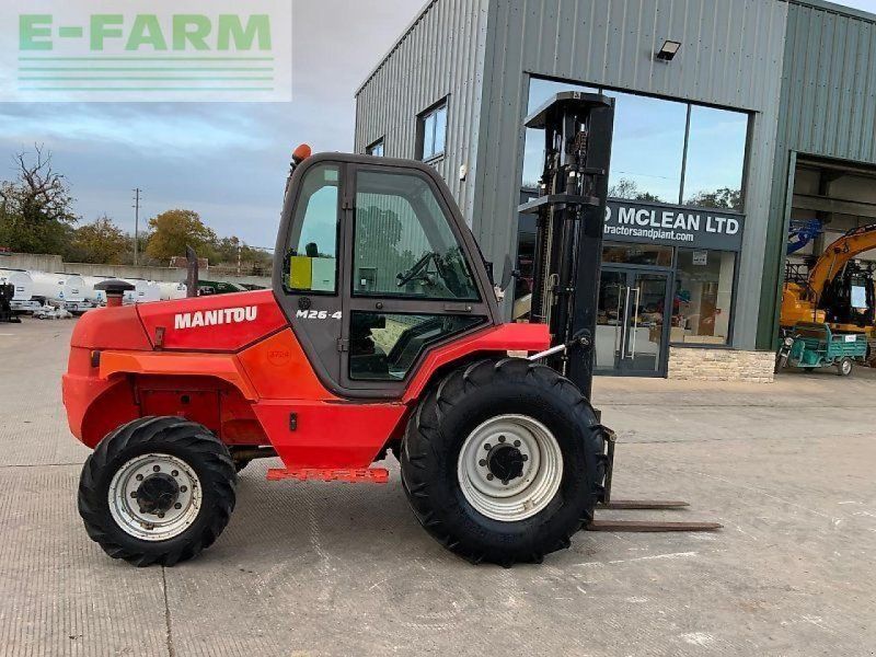 Manitou m26-4 roughterrain fork lift (st24901)