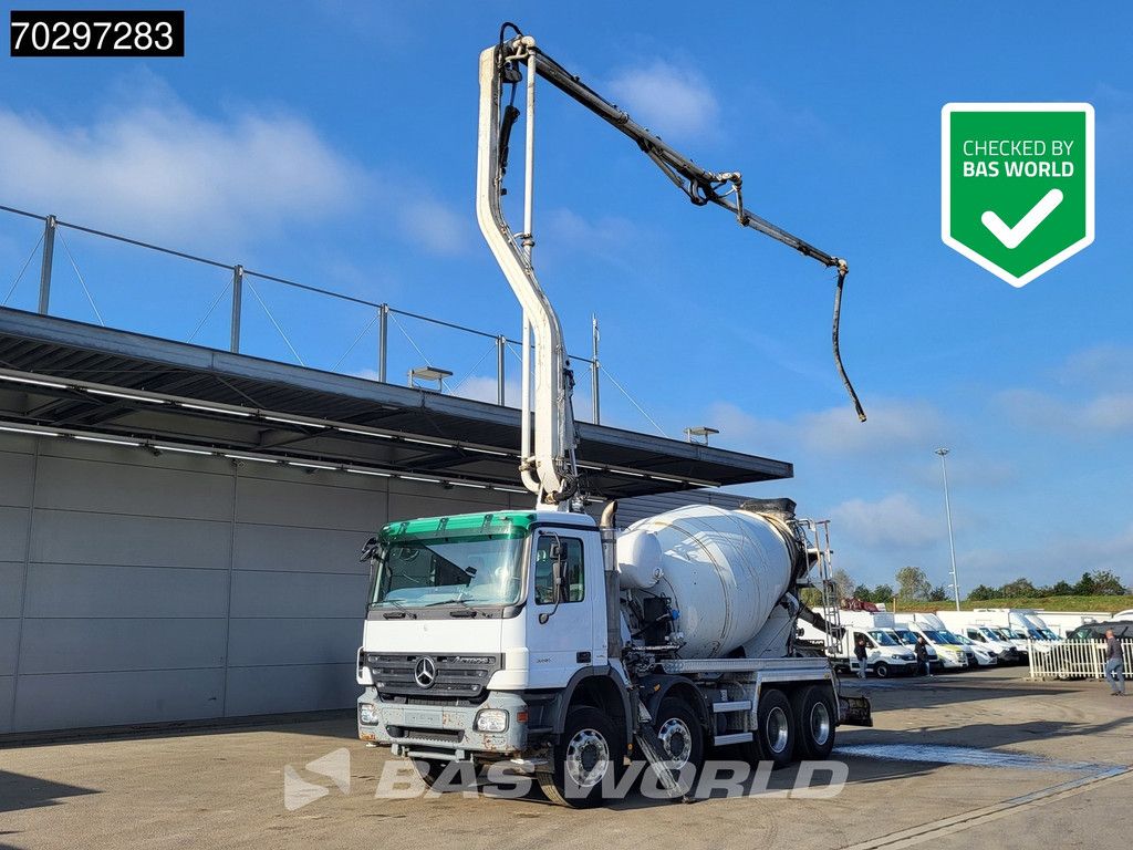 Mercedes Actros 3241 8X4 Mecbo M3-23.3/100-BZ 7m3 PUMI Big-Axle Steelsuspension Automatic Euro 4