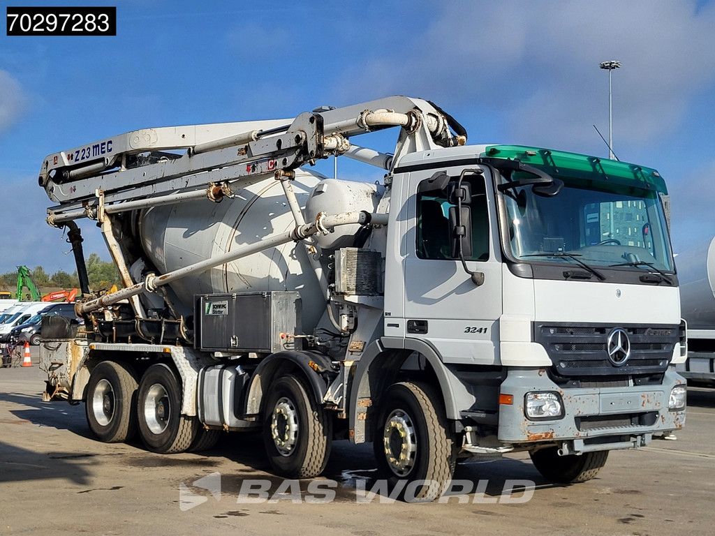 Mercedes Actros 3241 8X4 Mecbo M3-23.3/100-BZ 7m3 PUMI Big-Axle Steelsuspension Automatic Euro 4