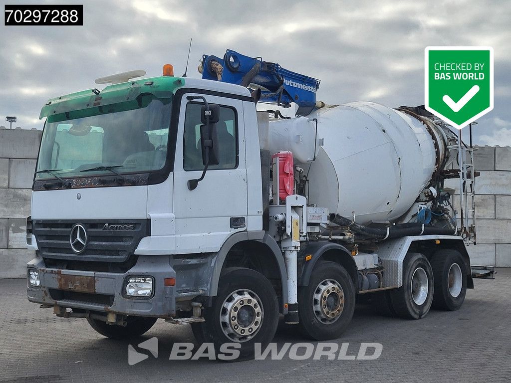 Mercedes Actros 3241 8X4 Putzmeister TMM 21 +7m3 Liebherr PUMI Steelsuspension 3-Pedals Euro 3