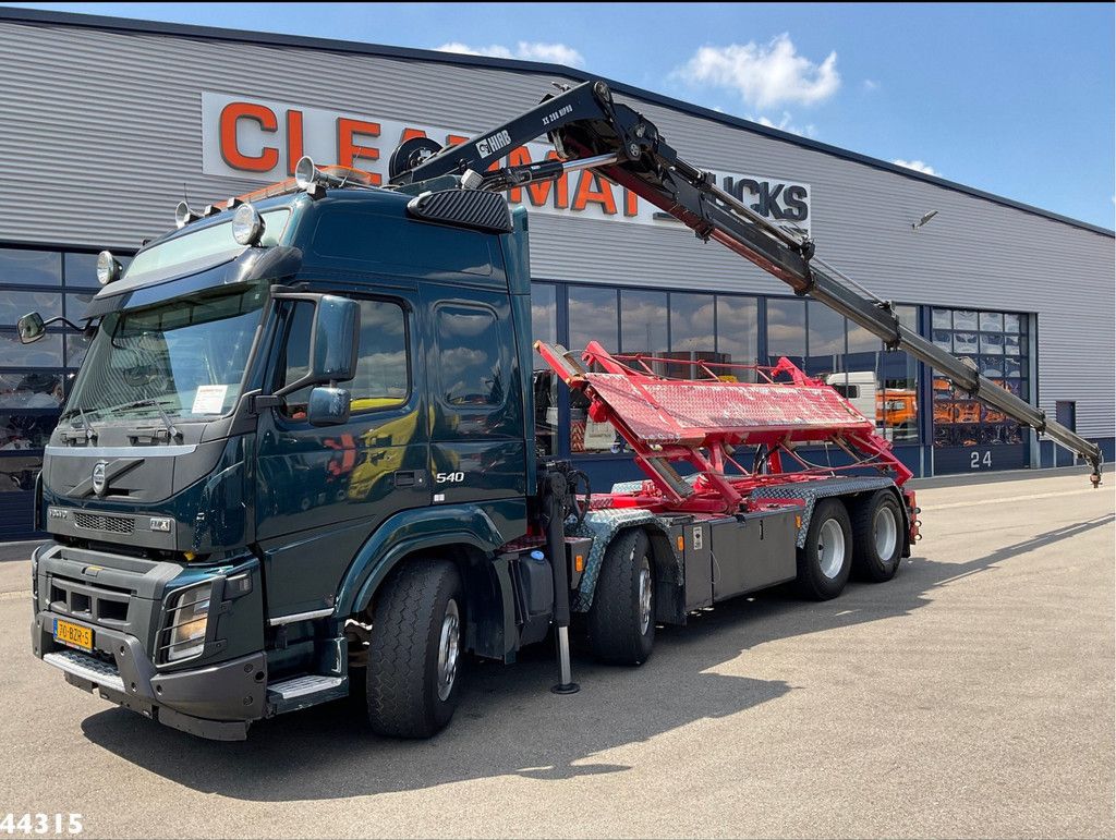 Volvo FMX 540 8x4 Euro 6 Hiab 28 Tonmeter laadkraan