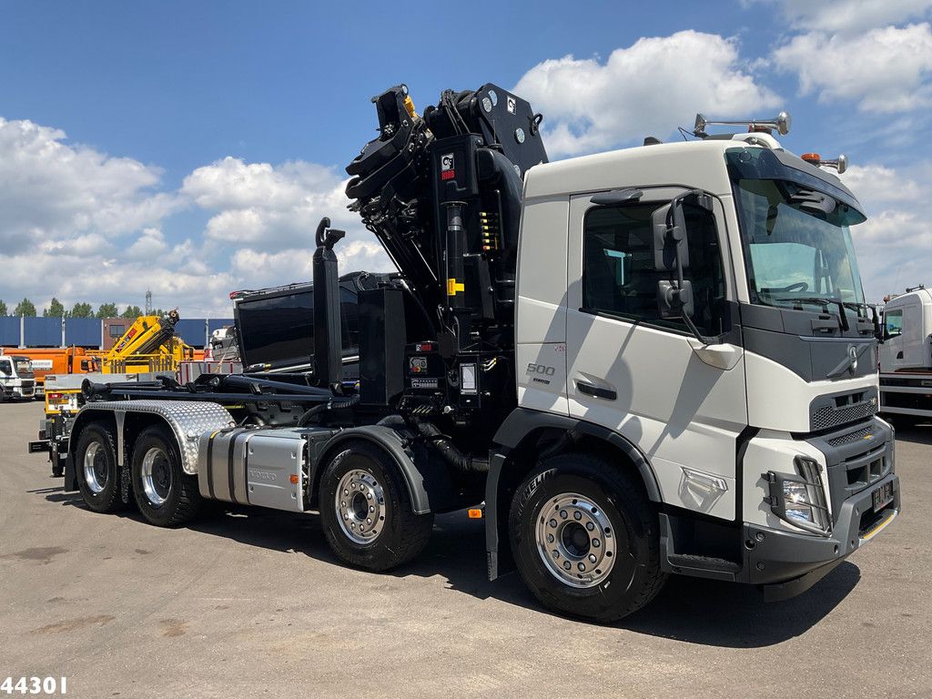 Volvo FMX 500 8x4 Euro 6 Hiab 65 Tonmeter laadkraan + Multilift 25 Ton haakarmsysteem NEW AND UNUSED!