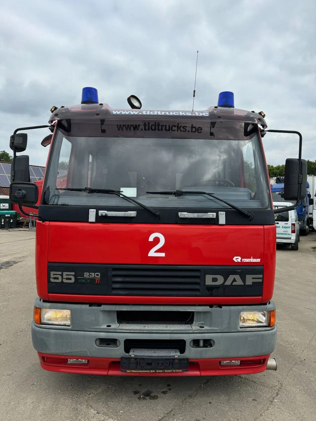 DAF 55 230ATI **NITROGEN POWDER FIRETRUCK-TOPSHAPE**