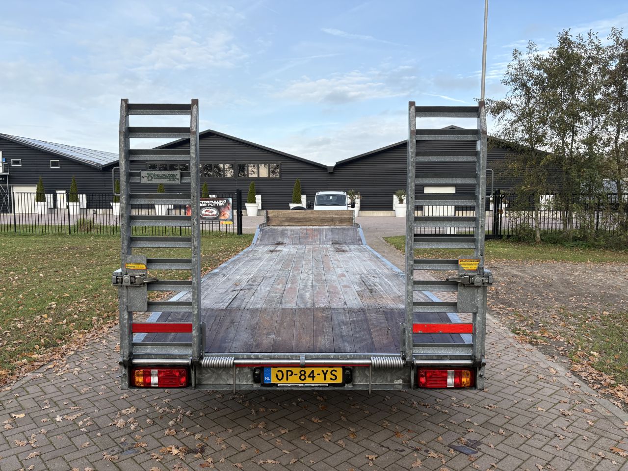 Be oplegger semi dieplader Veldhuizen 10 TON (2.35 BREED