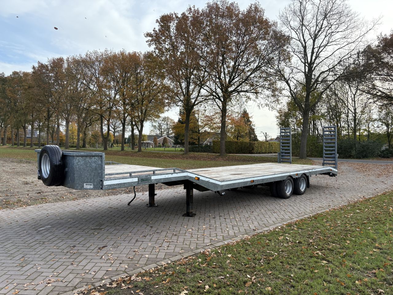 Be oplegger semi dieplader Veldhuizen 10 TON (2.35 BREED