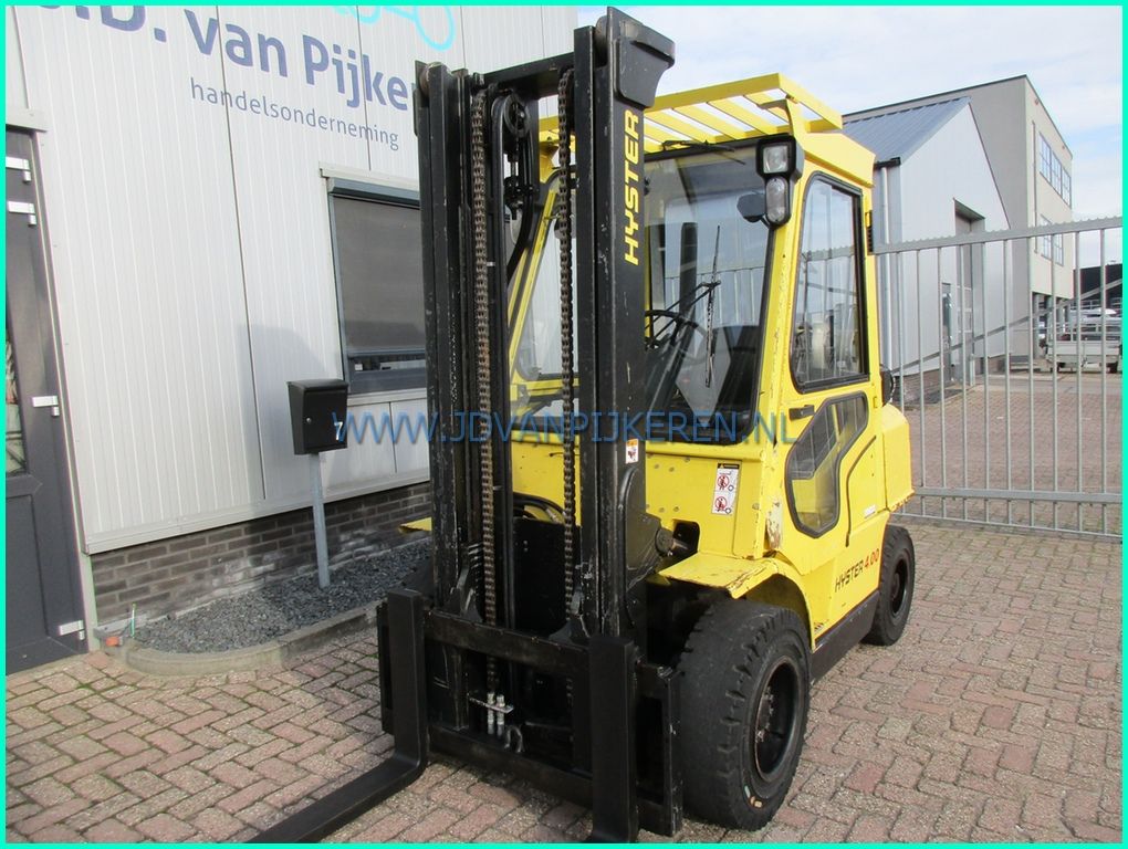 Hyster H4.00XM 2006 8647uur cabine + 3x hydrauliek