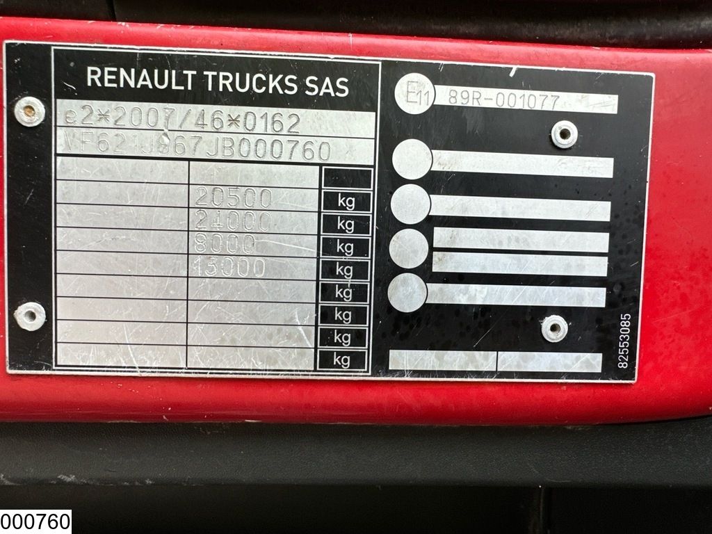 Renault C 280 EURO 6, Palfinger, Remote, Leaf spring