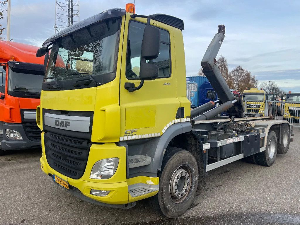 DAF CF 400 VDL 26 T Haaksysteem 6x2 Handgeschakelt Euro 6 !! 10 Banden liftas