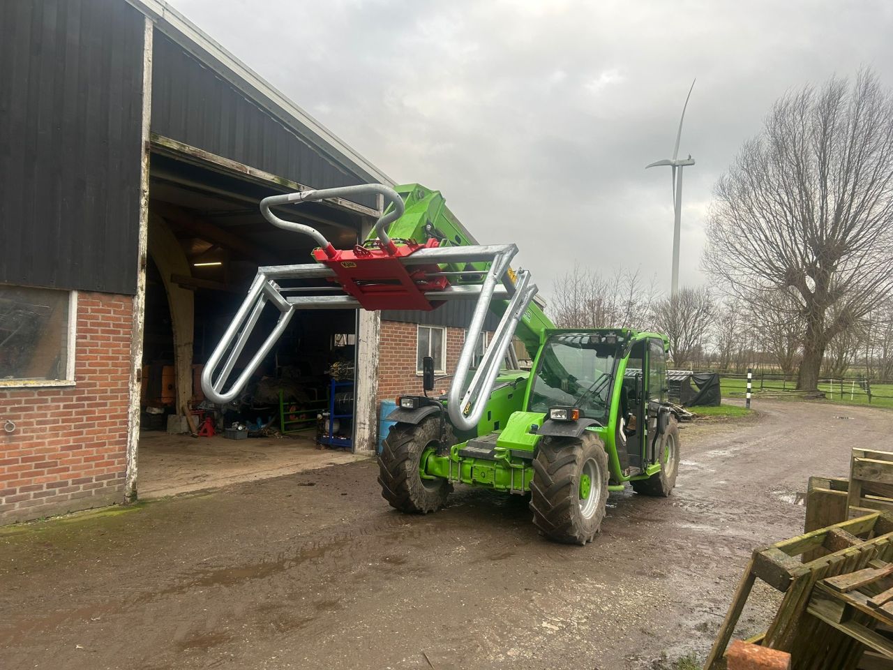 Kemp BKS 2200 Merlo Aansluiting met bovenrek