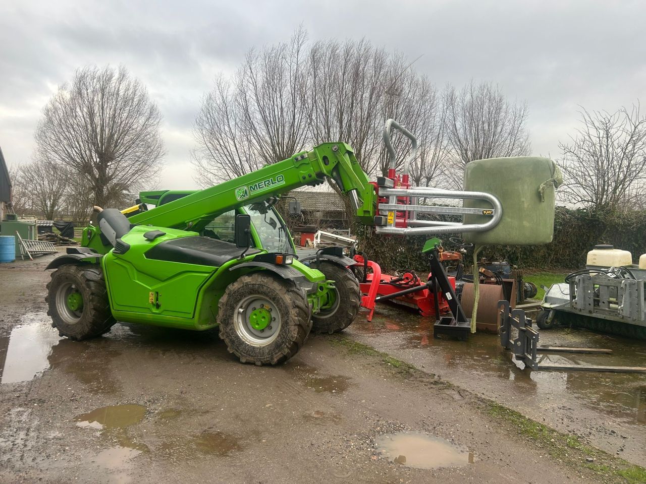 Kemp BKS 2200 Merlo Aansluiting met bovenrek