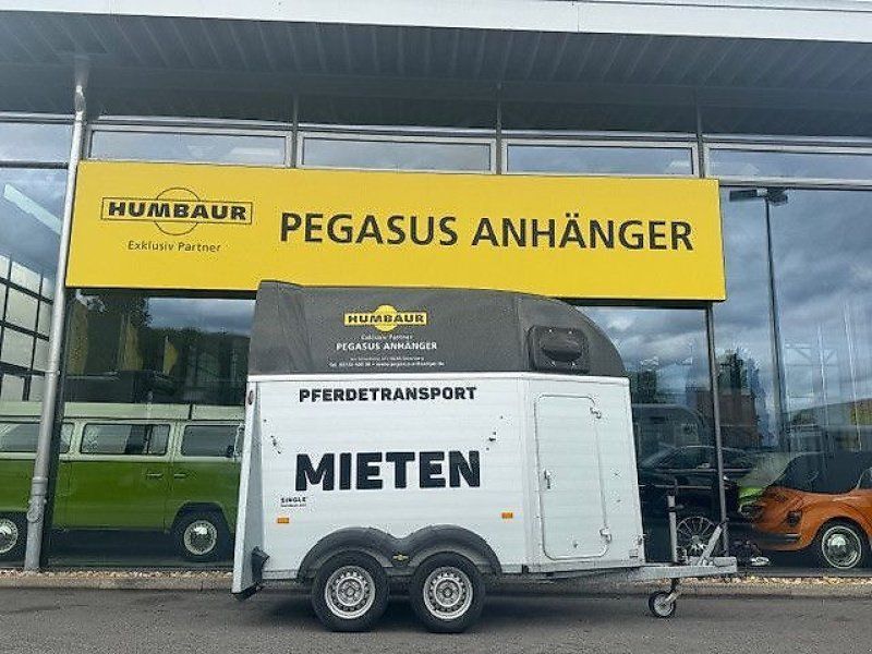 Humbaur Single Alu  1,5er Pferde SK TOP