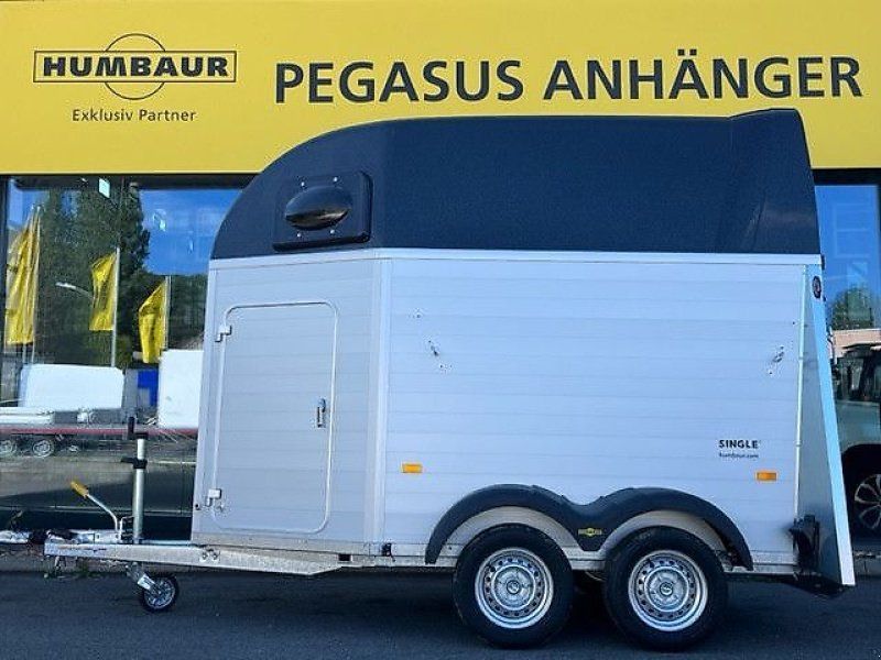 Humbaur Single Alu  1,5er Pferdeanhänger NEU SK