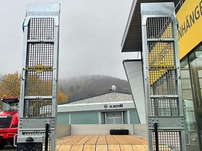 Humbaur HBTZ 136224 NEU Tandem Tieflader Alubordwände