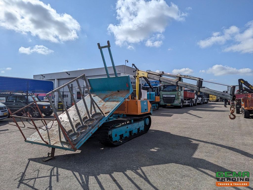 Yanmar YFW45R Tracked Dumper / Tool Carrier Tipper + Atlas TC33C-A29 (CY2014) Crane