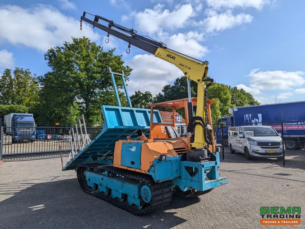 Yanmar YFW45R Tracked Dumper / Tool Carrier Tipper + Atlas TC33C-A29 (CY2014) Crane