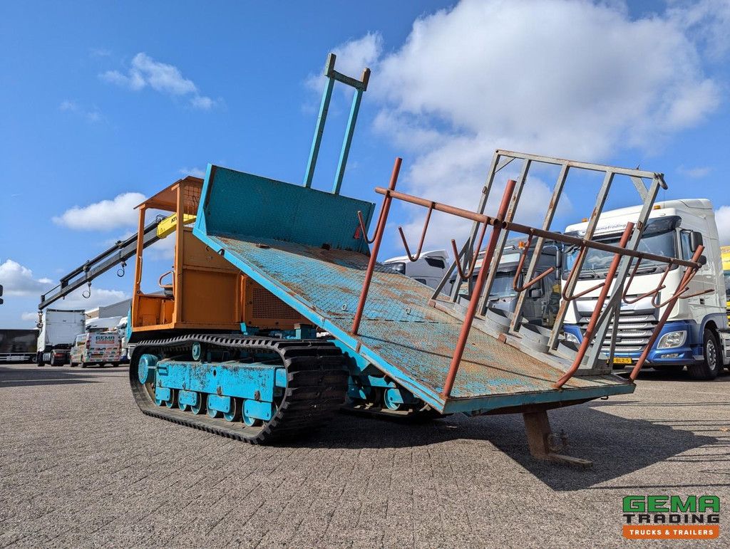 Yanmar YFW45R Tracked Dumper / Tool Carrier Tipper + Atlas TC33C-A29 (CY2014) Crane