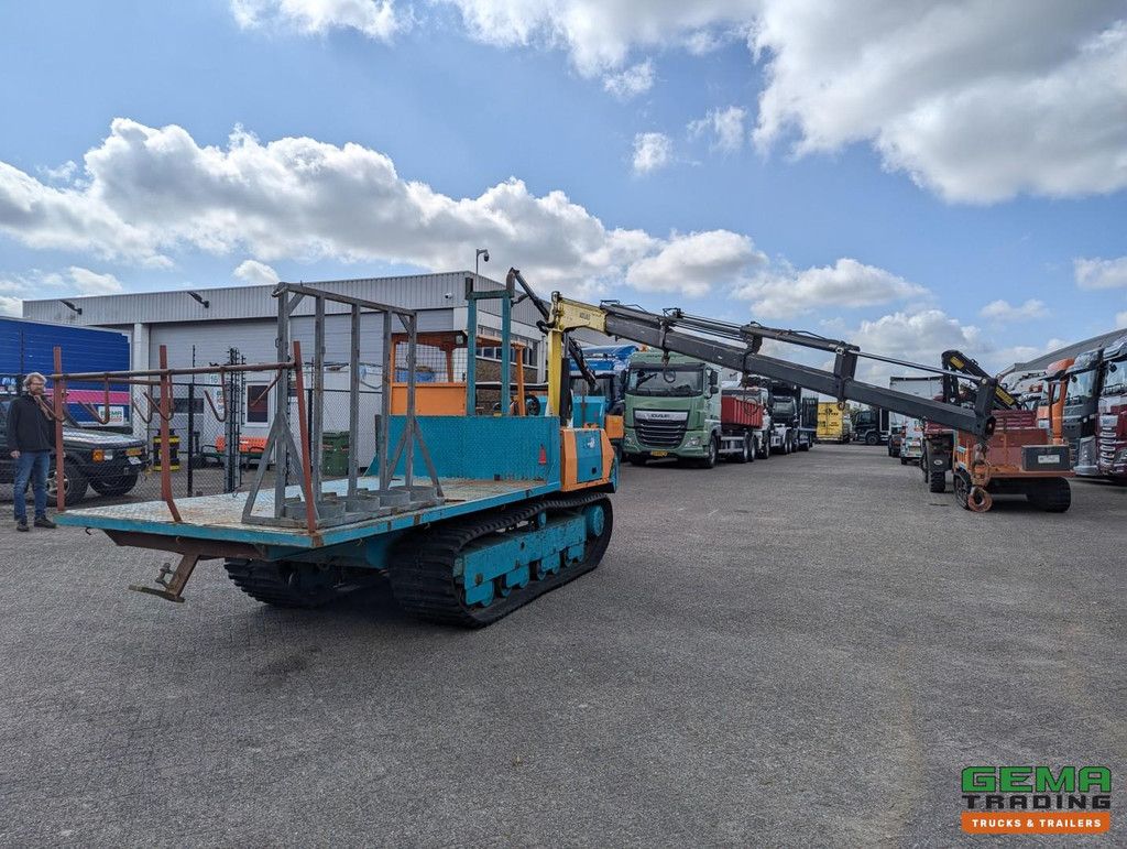 Yanmar YFW45R Tracked Dumper / Tool Carrier Tipper + Atlas TC33C-A29 (CY2014) Crane