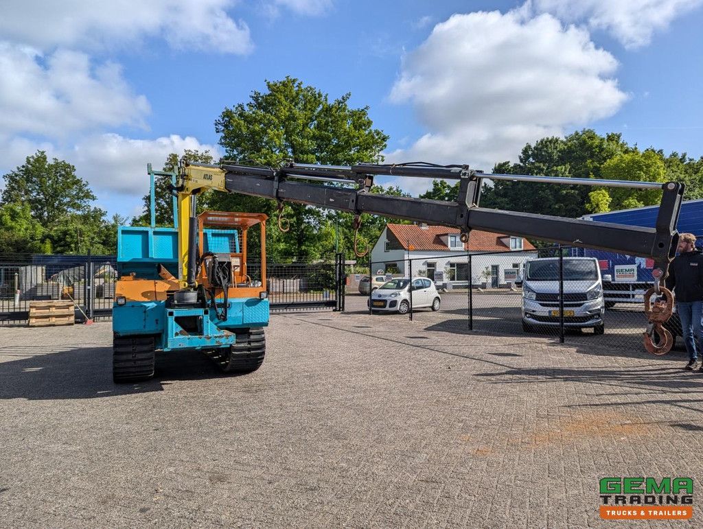 Yanmar YFW45R Tracked Dumper / Tool Carrier Tipper + Atlas TC33C-A29 (CY2014) Crane