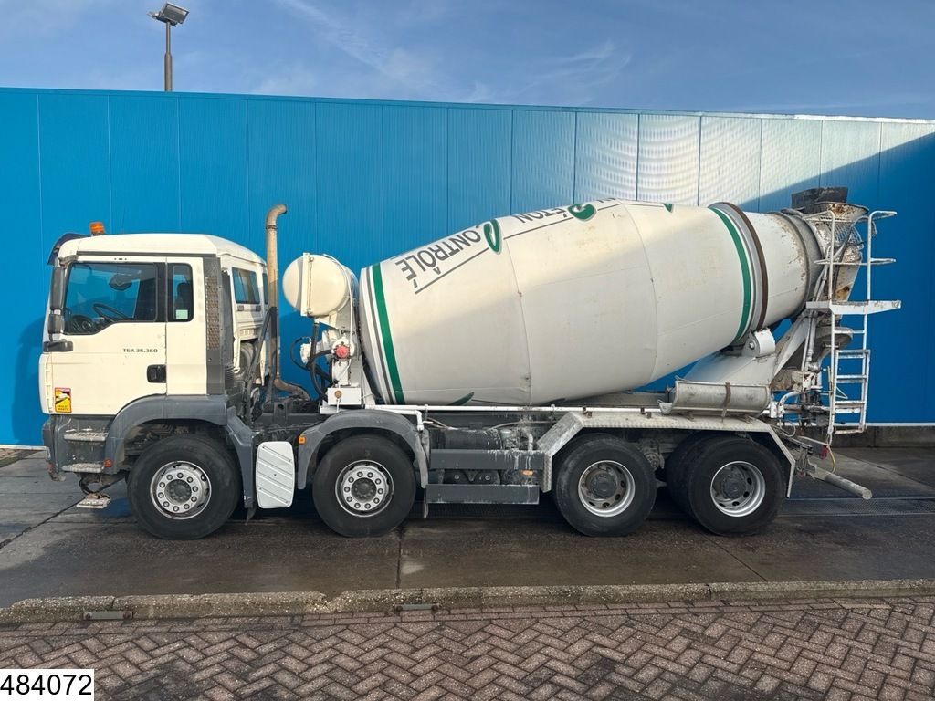 MAN TGA 35 360 8x4, 8m3, Manual, Leaf