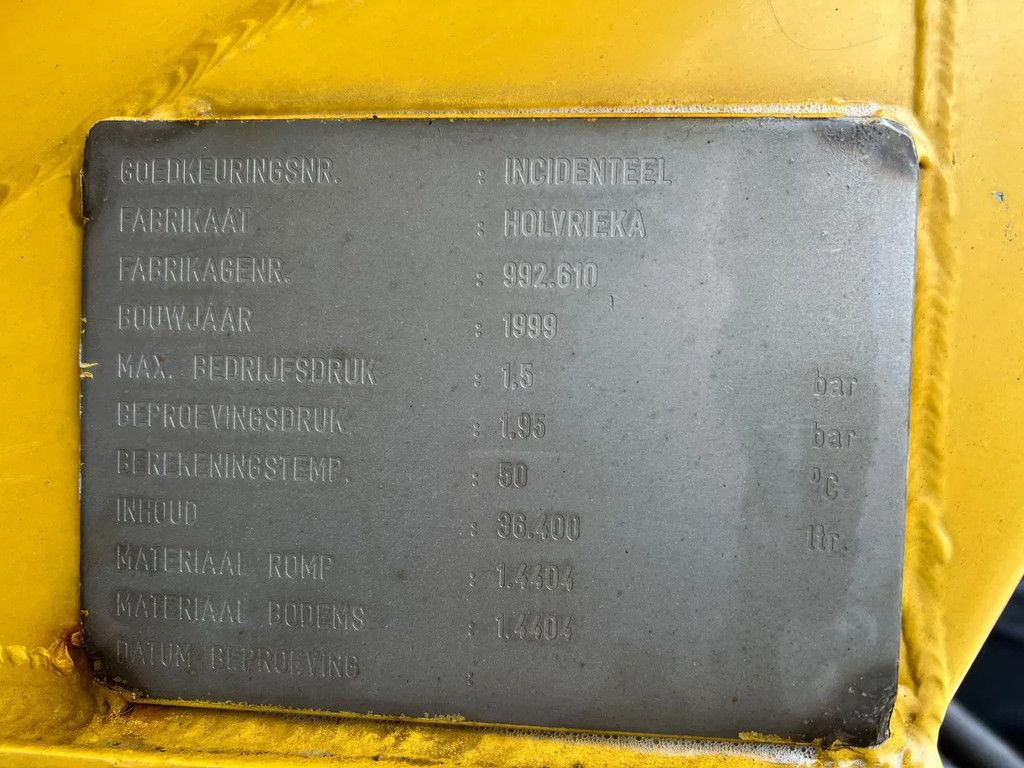 Burg 36m3 Mestoplegger Geijkte weging Bemonstering 2x stuuras