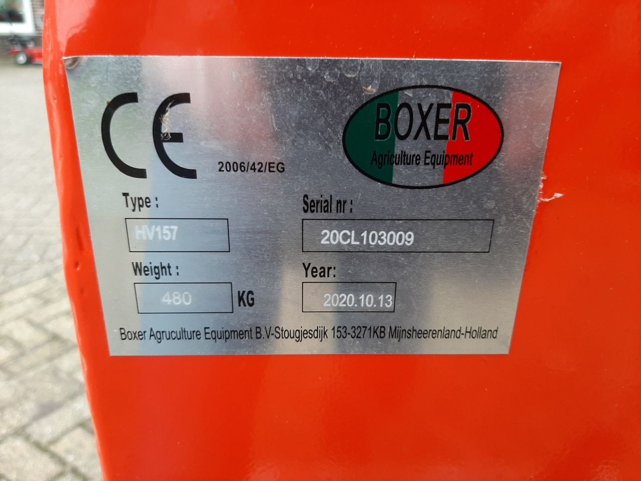 Boxer HV 157 houtversnipperaar - Bj. 2020 - Nieuwstaat