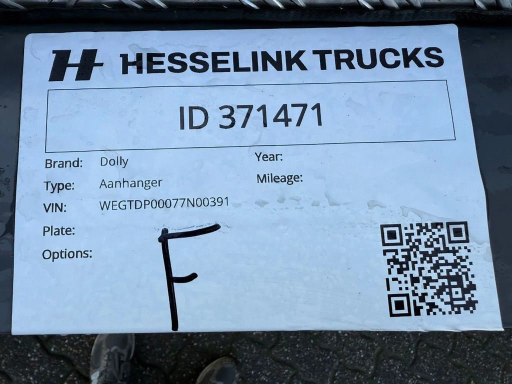 Severt Agri Dolly ABS/EBS PTO Hydraulic + Aftakas NIEUW