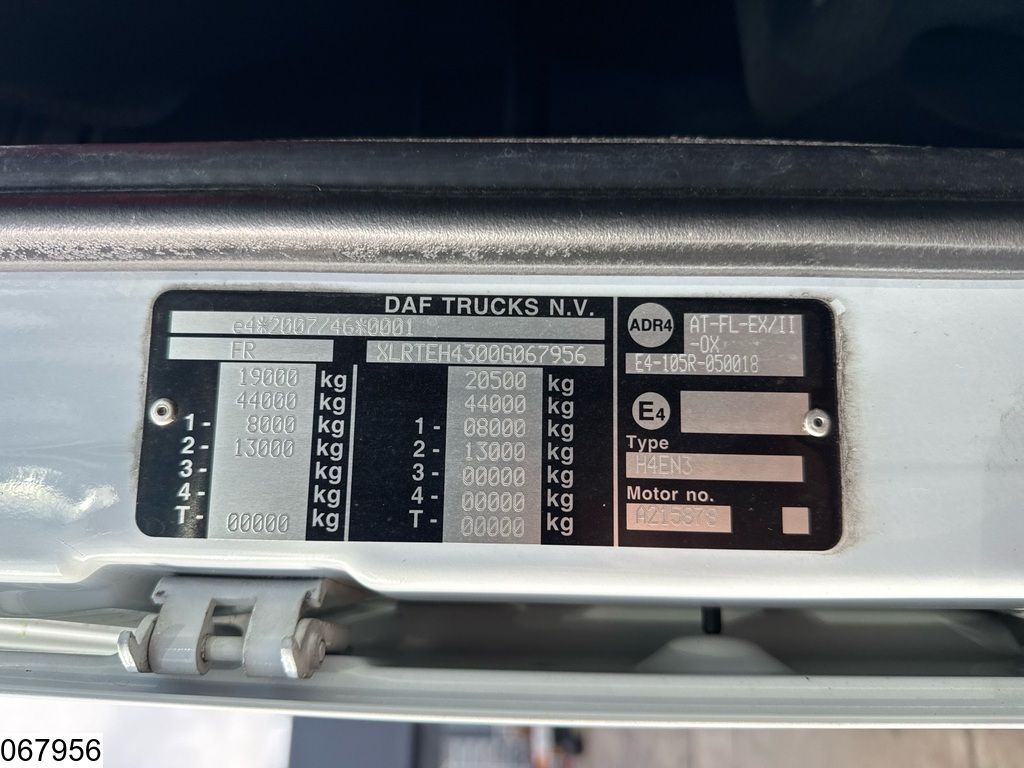 DAF XF 460 EURO 6, Standairco, Blower, Compressor