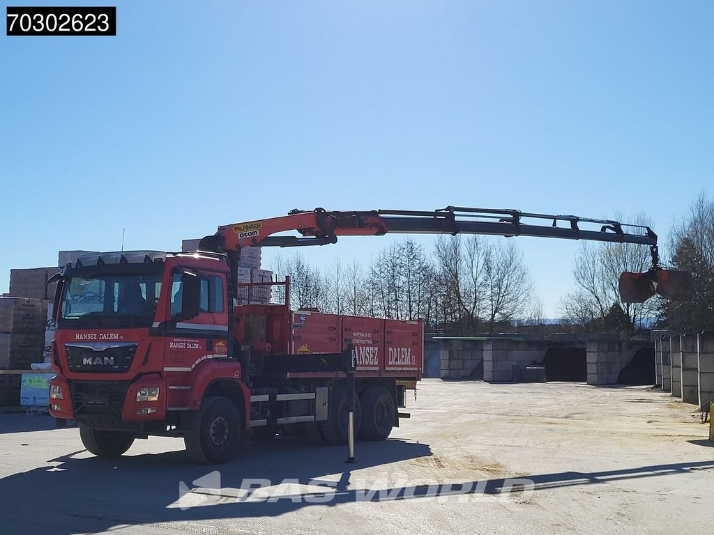MAN TGS 33.440 6X4 Palfinger PK23001-EH Kran Crane Big-Axle 13m3 tipper Euro 6