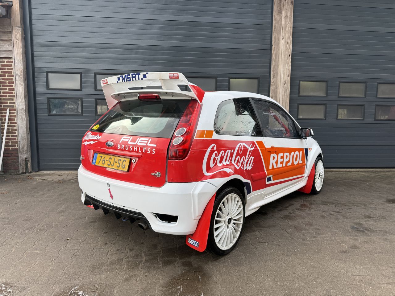 Ford Fiesta ST150 Mk6 Rallyauto– Sparco, rolkooi, revisie motor