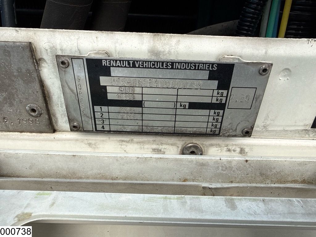 Renault S 150 Manual, Steel suspension, PTO, 4645 liter