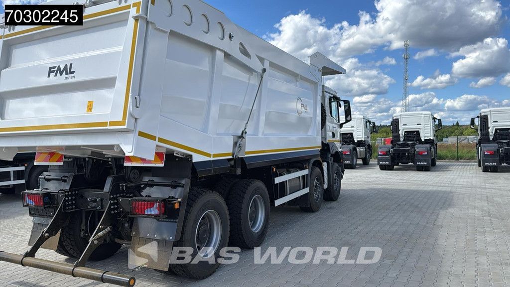MAN TGS 41.400 8X4 23m3 Wielton Mining tipper Manual Steel suspension EURO 2