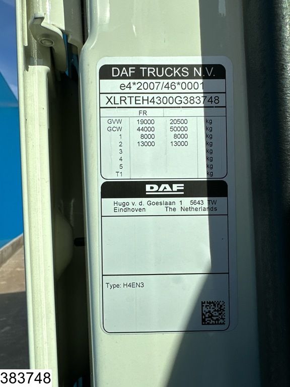 DAF XF 480 EURO 6E, Retarder, Standairco