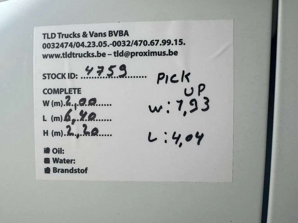 Mercedes-Benz Sprinter 311 **BELGIAN VAN-PLATEAU 4M**